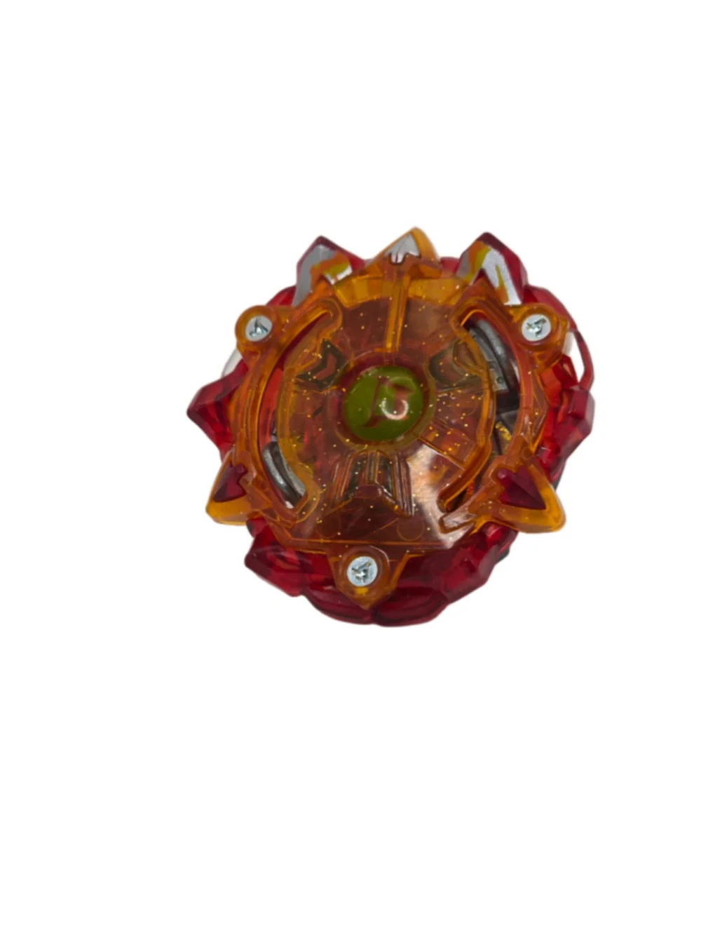 Beyblade Burst Red Orange Translucent Battle Top Spinning Toy Replacement